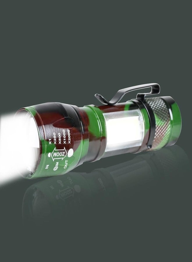ECOSKY مصباح يدوي محمول قابل لإعادة الشحن عبر منفذ USB من ECOSKY Zoom Torch مزود بثلاثة أوضاع إضاءة (متعدد الألوان، 11 سم، قابل لإعادة الشحن) - Image 2